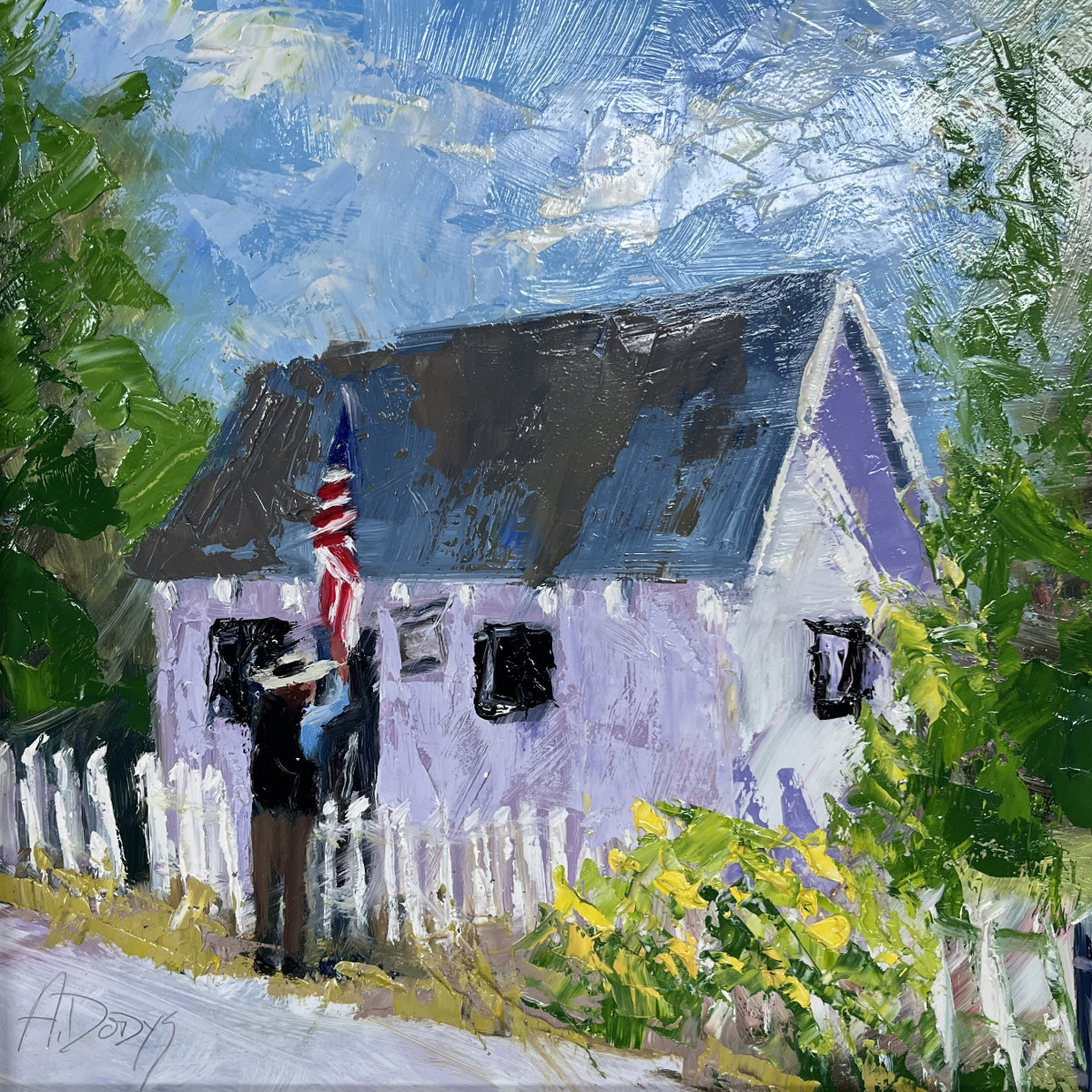 Move-House with Flag - Ann Dodys