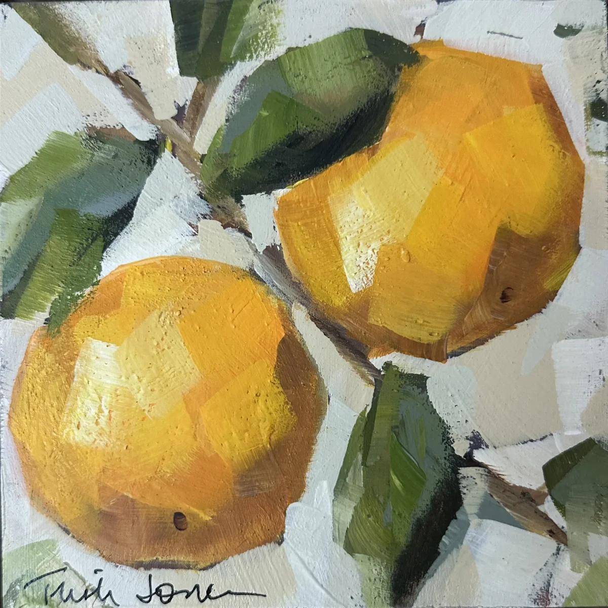 Twin Oranges - Trish Jones