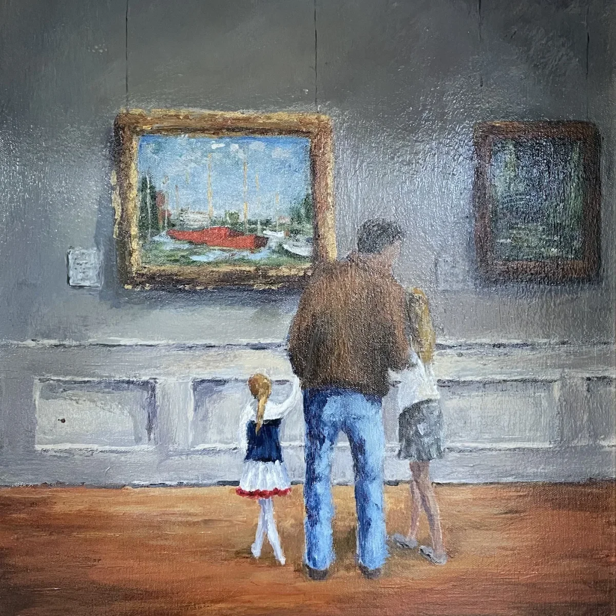 Dad & Daughters Visit Monet in San Francisco - Jim Sutherland