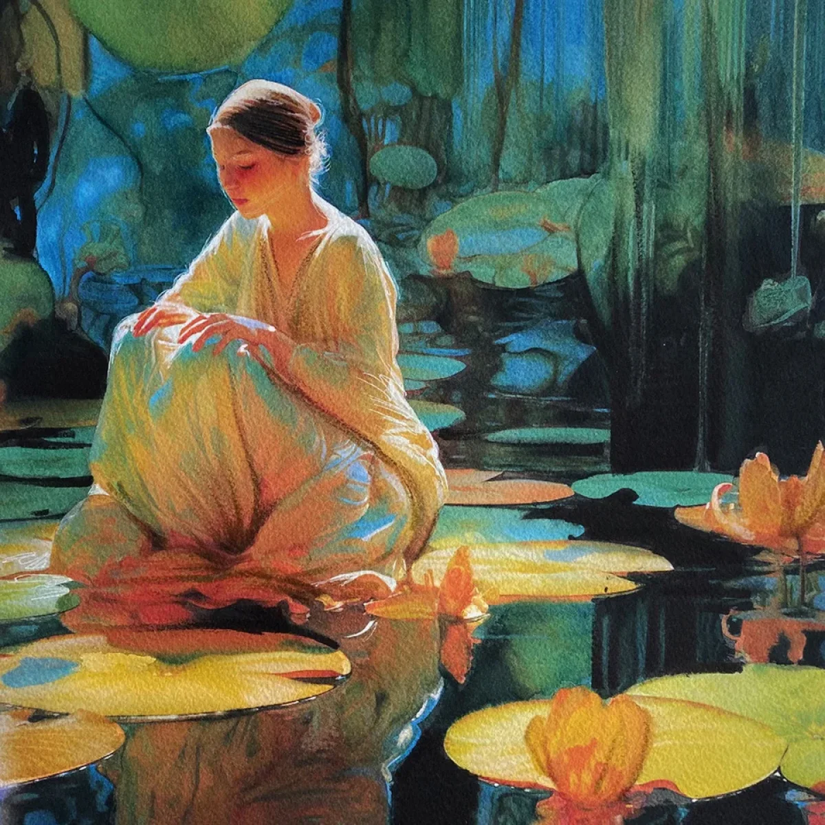 By The Waterfall - Tom Gonzalez
